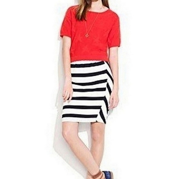 Broadway and Broome for Madewell Striped Skirt - Picture 1 of 6
